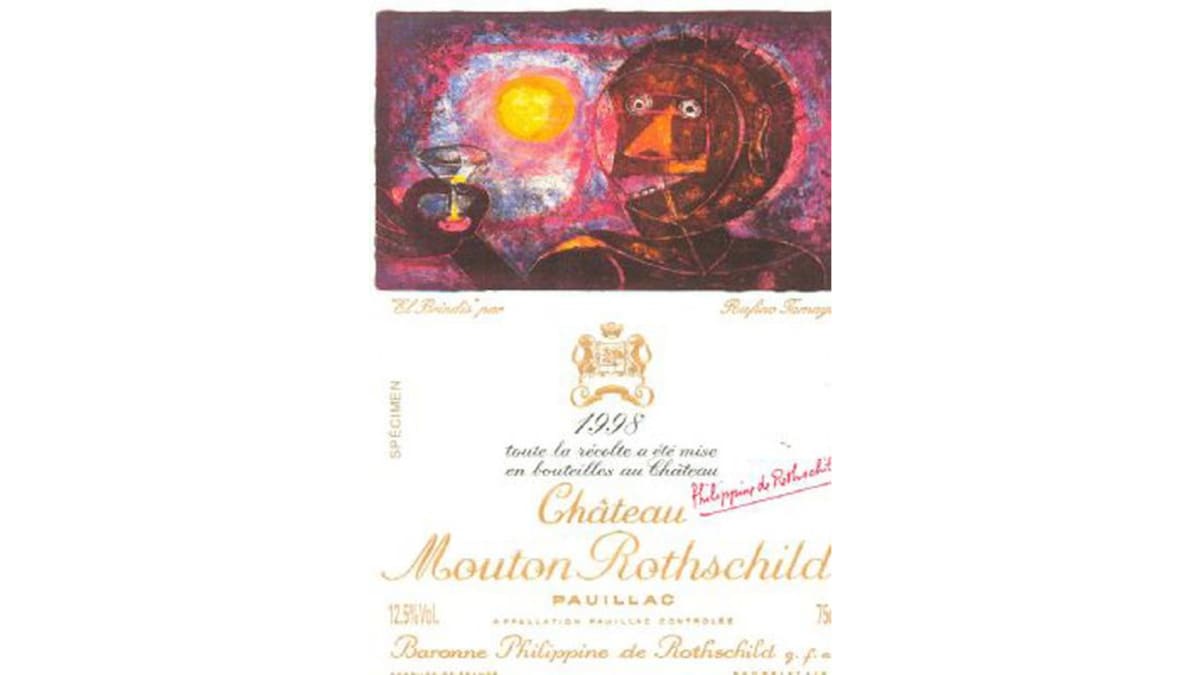 Chateau Mouton Rothschild 1998 | Wine.com