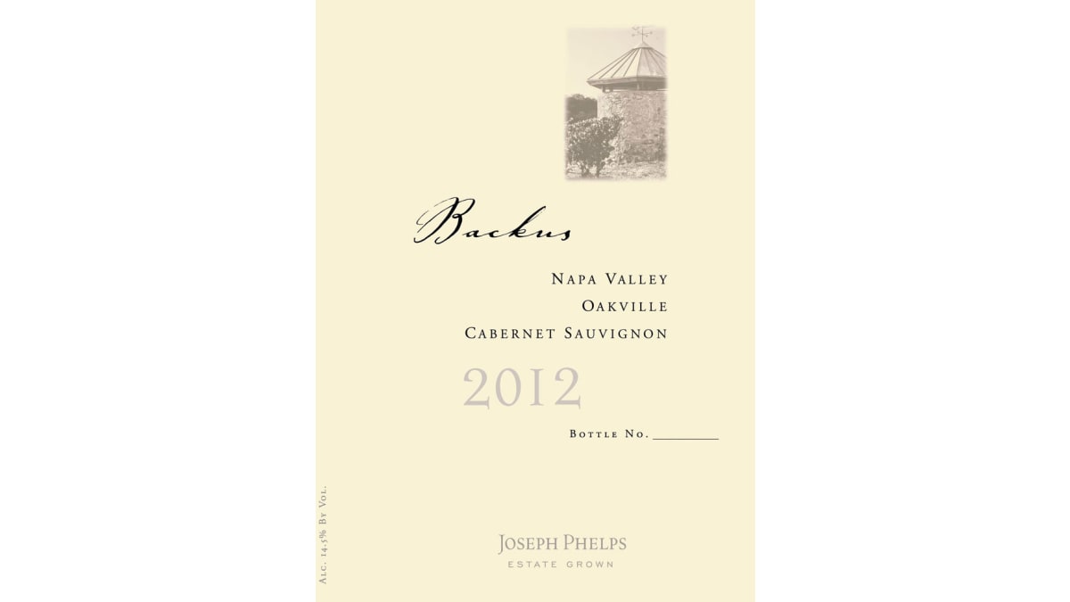 Joseph Phelps Backus Vineyard Cabernet Sauvignon 2012 | Wine.com