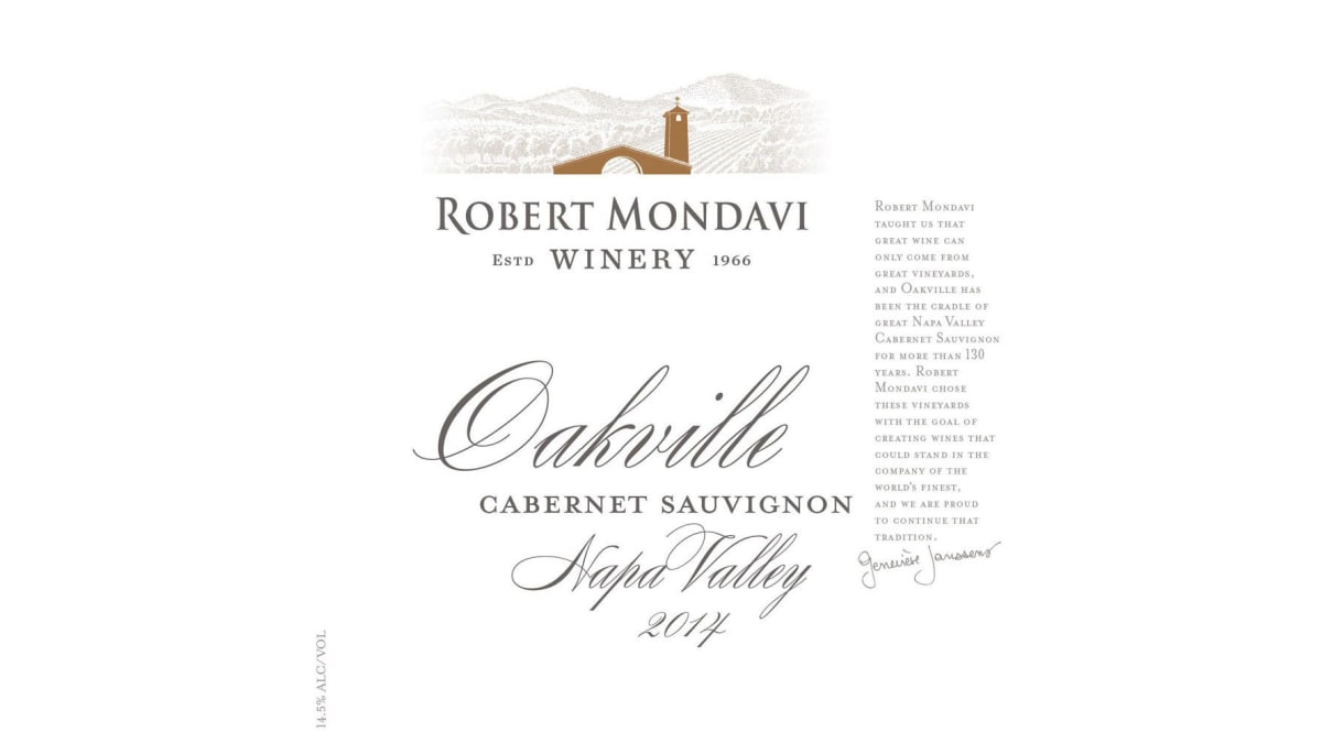 Robert Mondavi Oakville District Cabernet Sauvignon 2014 | Wine.com