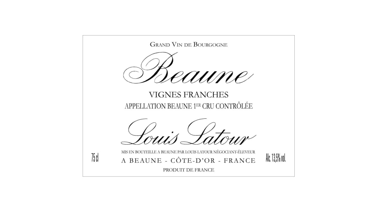 Louis Latour Beaune Vignes Franches Premier Cru 2015 | Wine.com