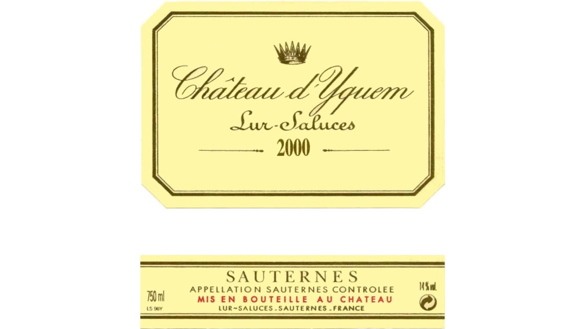 Chateau d'Yquem Sauternes 2000 | Wine.com