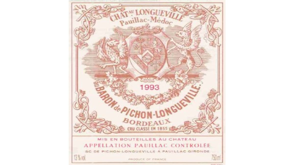 Chateau Pichon-Longueville Baron 1993 | Wine.com