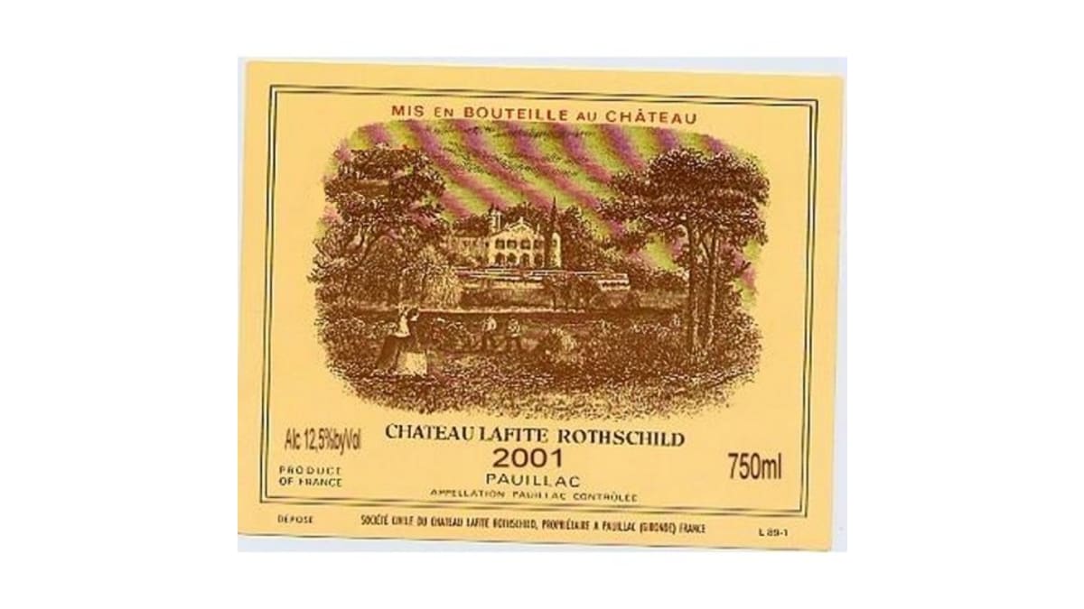 Chateau Lafite Rothschild 2001 | Wine.com