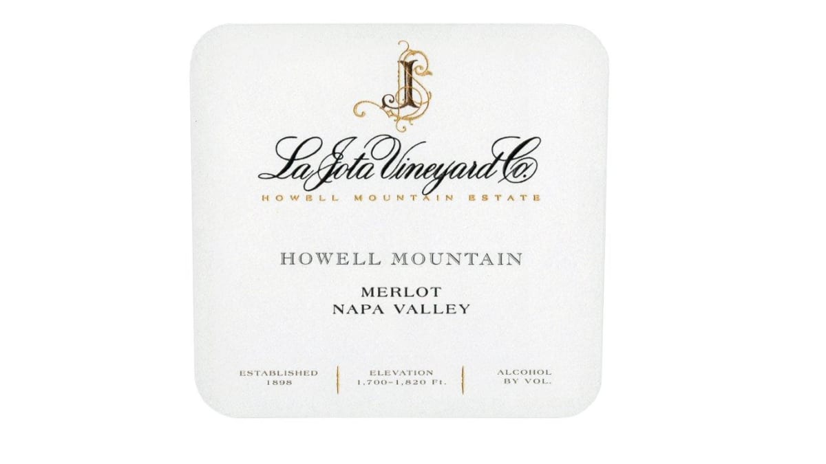 La Jota Howell Mountain Merlot 2015 | Wine.com