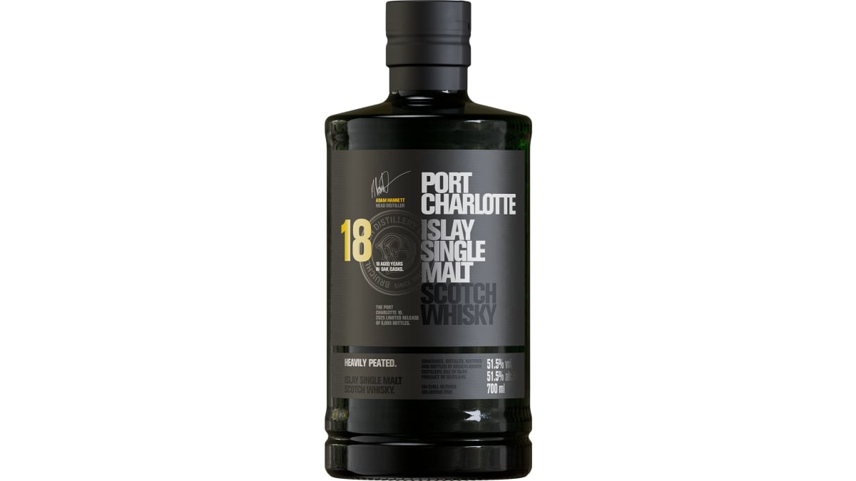Port Charlotte 18 アイラシングルモルトウイスキー Bruichladdich Port Charlotte 18 Year Old Single Islay Malt (2025