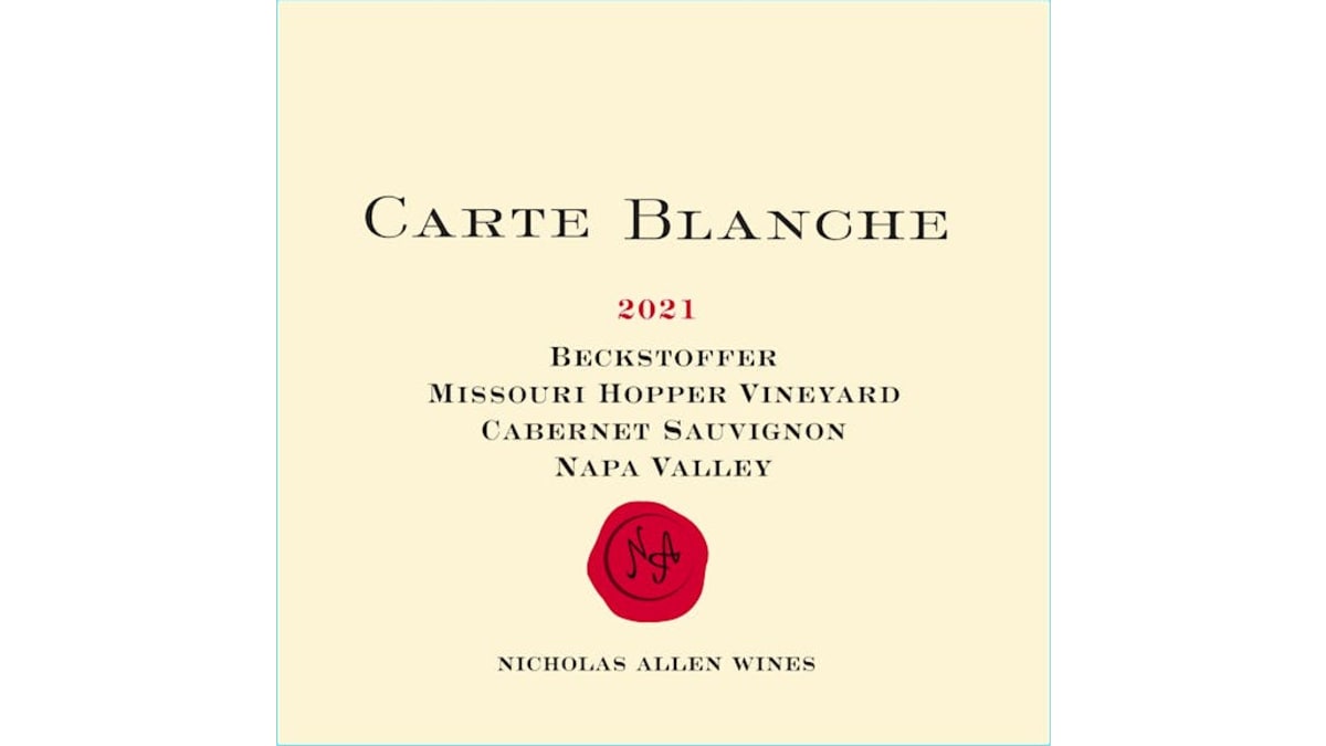 Carte Blanche Beckstoffer Missouri Hopper Vineyard Cabernet