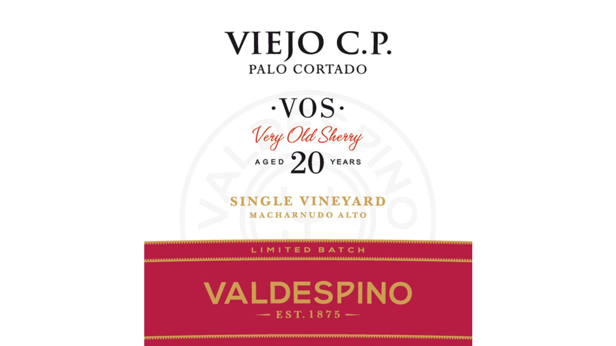 Valdespino Palo Cortado Viejo CP VOS Jerez | Wine.com