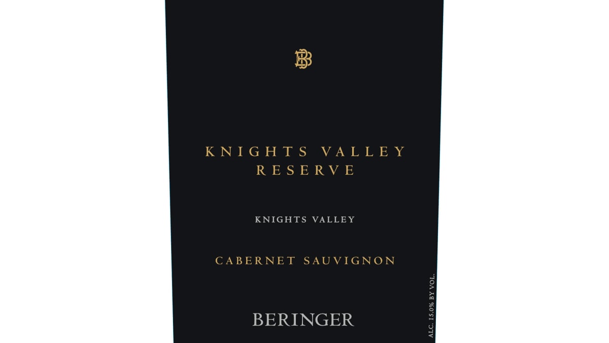 Beringer Knights Valley Reserve Cabernet Sauvignon 2017 | Wine.com