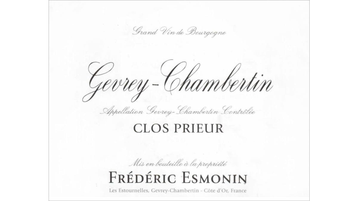 Frederic Esmonin Gevrey-Chambertin Clos Prieur 2025 | Wine.com