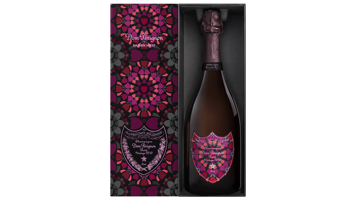 Dom Perignon Rose Limited Edition Gift Box by Damien Hirst 2010
