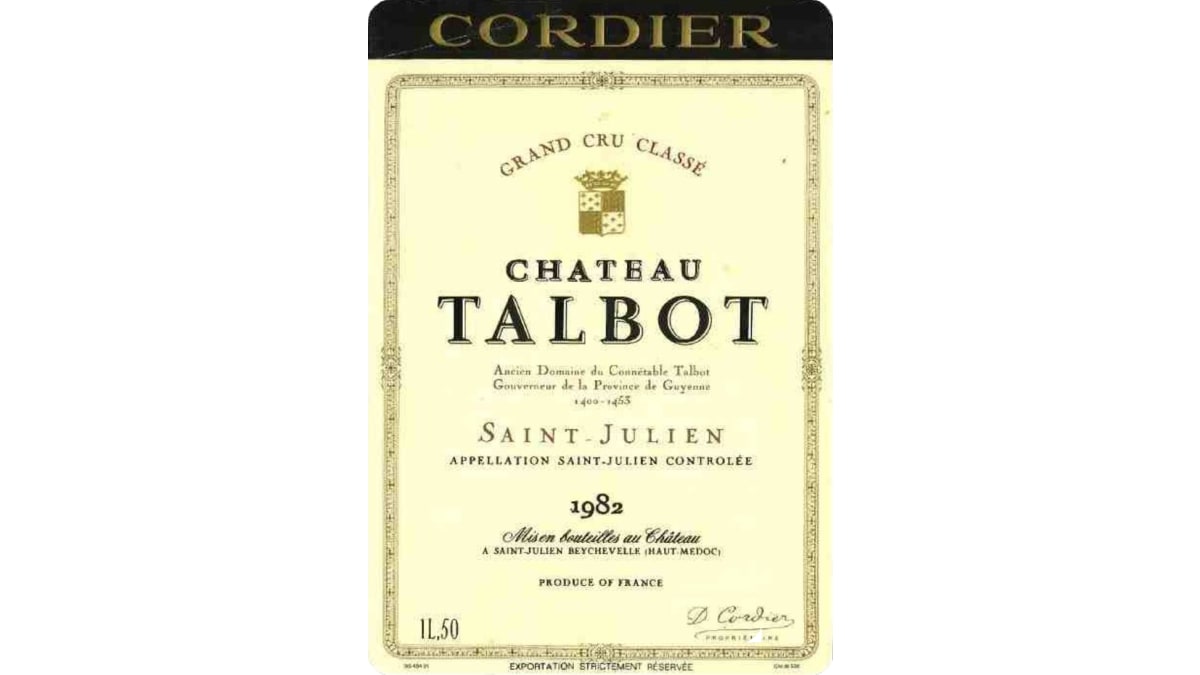Chateau Talbot 1982 | Wine.com