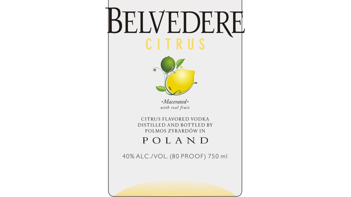 Belvedere Citrus Vodka | Wine.com
