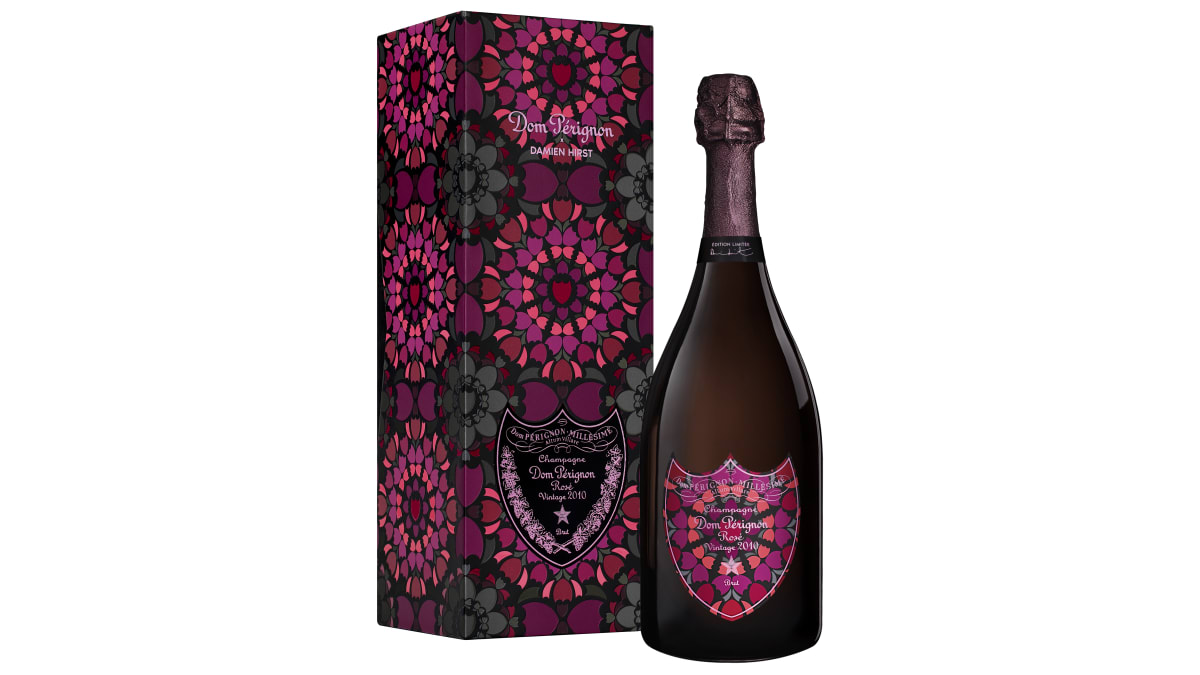 Dom Perignon Rose Limited Edition Gift Box by Damien Hirst 2010
