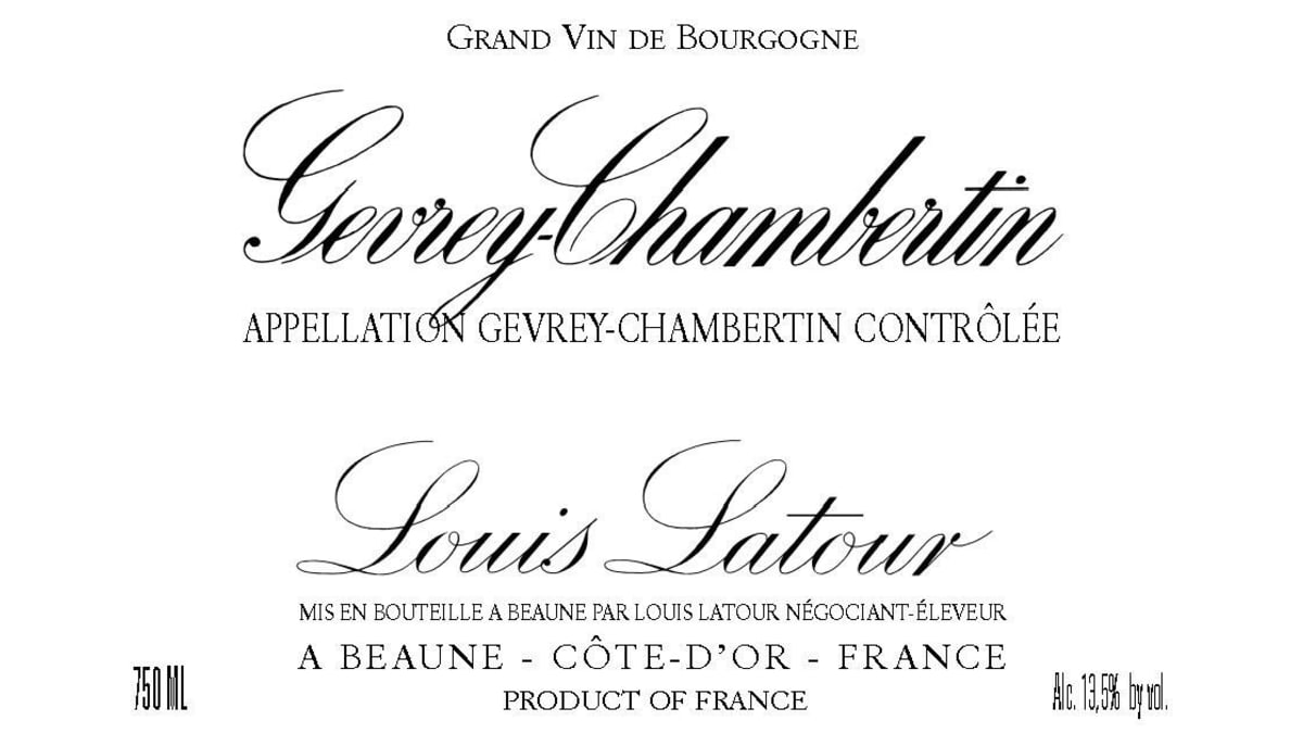 Louis Latour Gevrey-Chambertin 2020 | Wine.com