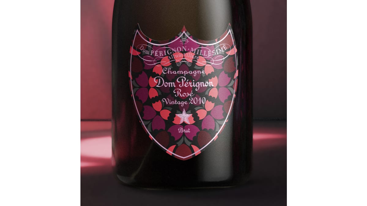 Dom Perignon Rose Limited Edition Gift Box by Damien Hirst 2010