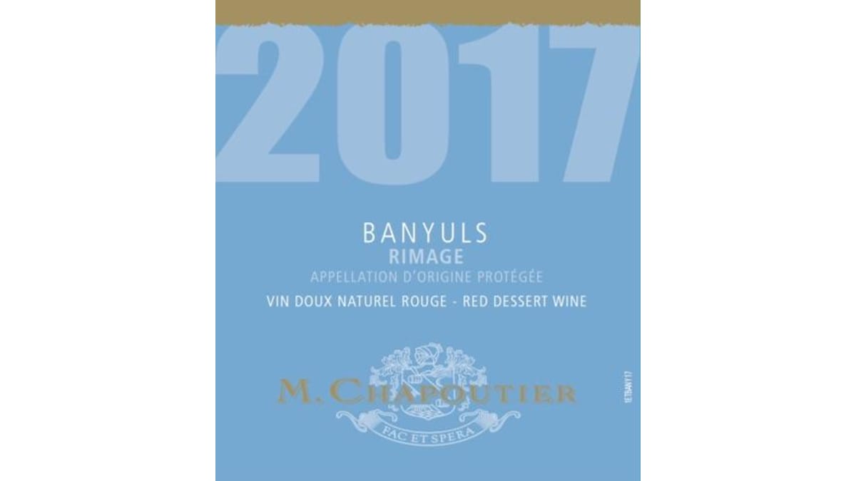 M. Chapoutier Banyuls (500ML) 2017 | Wine.com