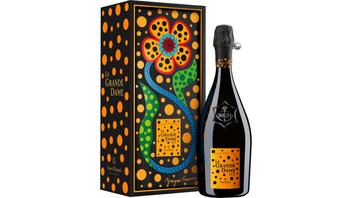 Veuve Clicquot La Grande Dame Yayoi Kusama Limited Edition in Gift