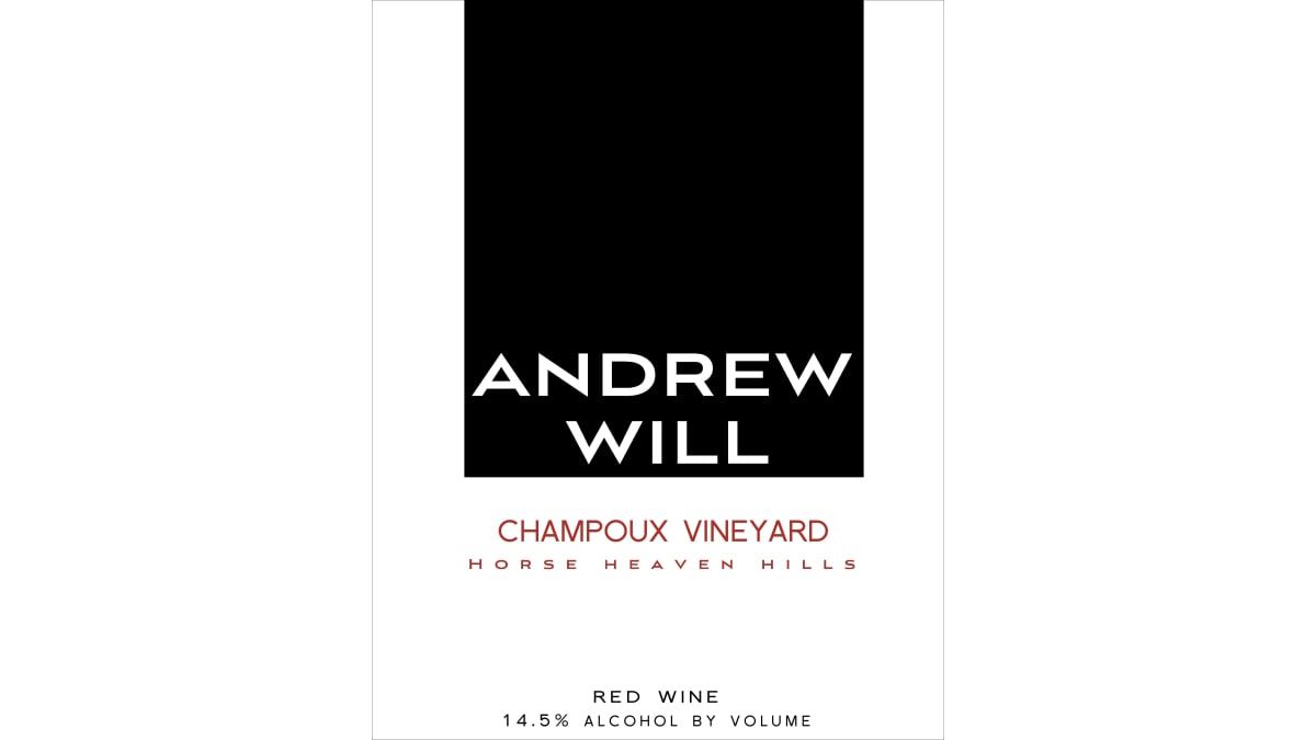 Andrew Will Winery Champoux Red Blend 2019 | Wine.com