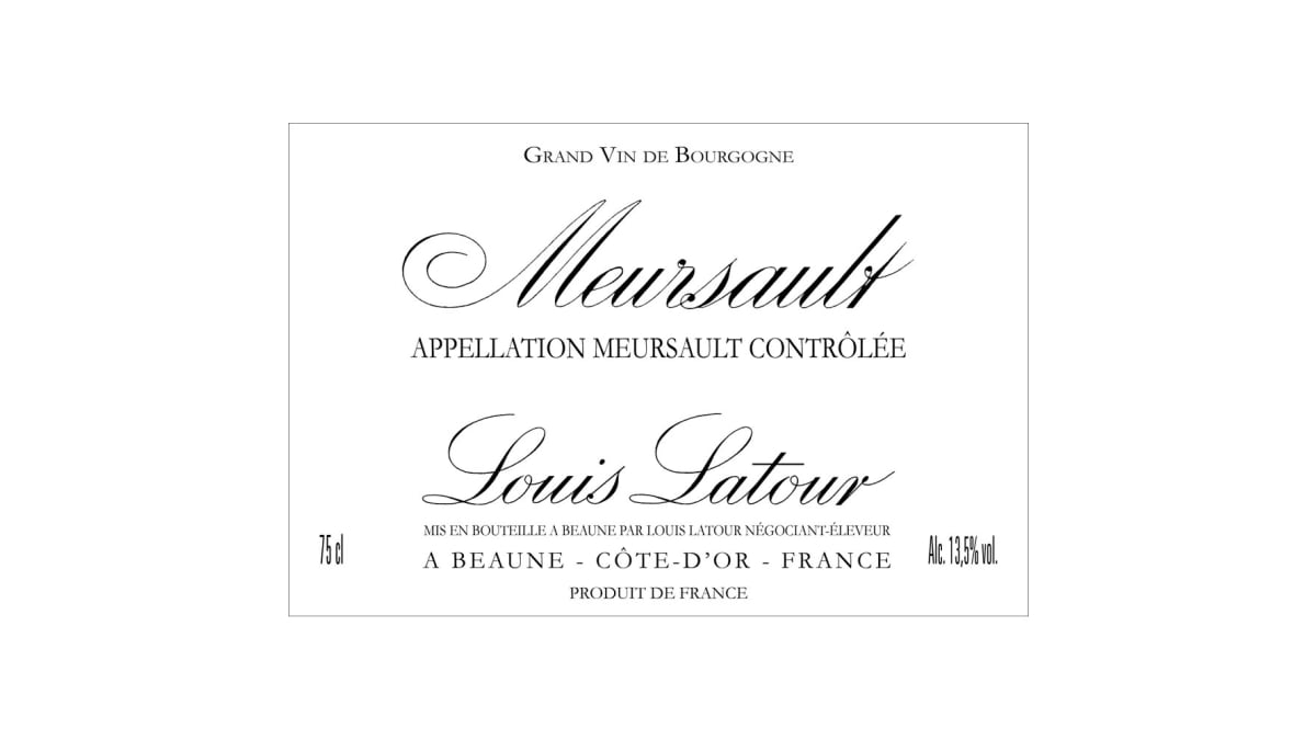 Louis Latour Meursault 2017 | Wine.com
