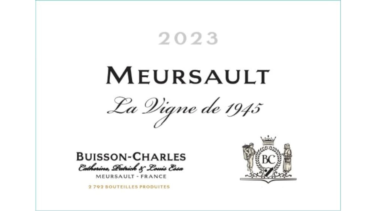 Domaine Buisson-Charles Meursault La Vigne de 1945 2023 | Wine.com