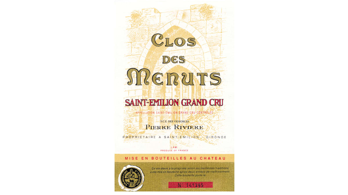 Clos des Menuts 2018 | Wine.com