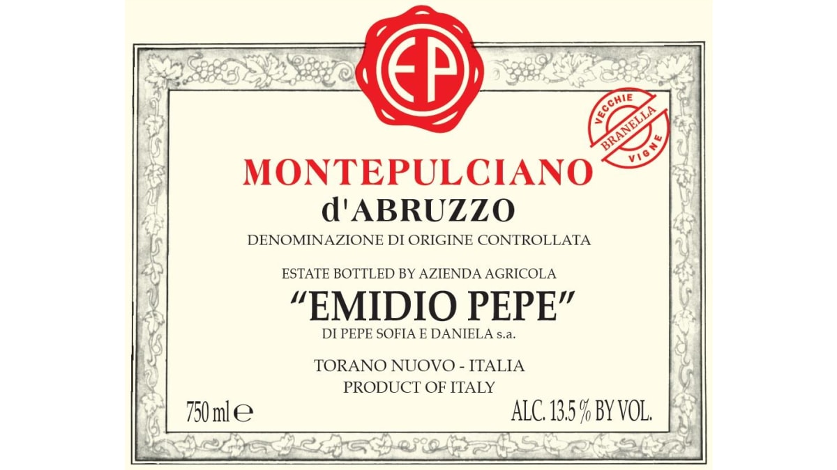 Emidio Pepe Montepulciano d'Abruzzo Branella 2020 | Wine.com