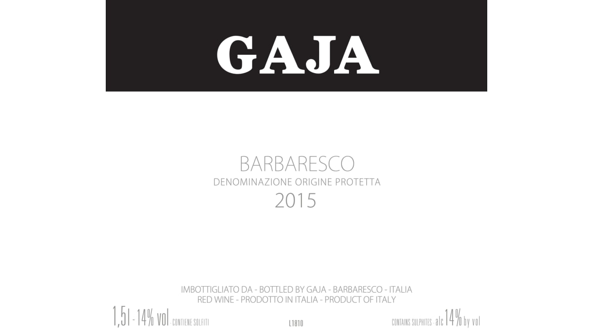 Gaja Barbaresco 2015 | Wine.com