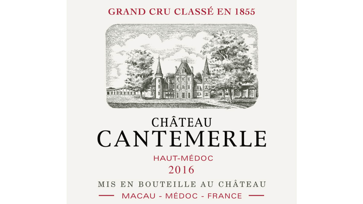 Chateau Cantemerle 2016 | Wine.com