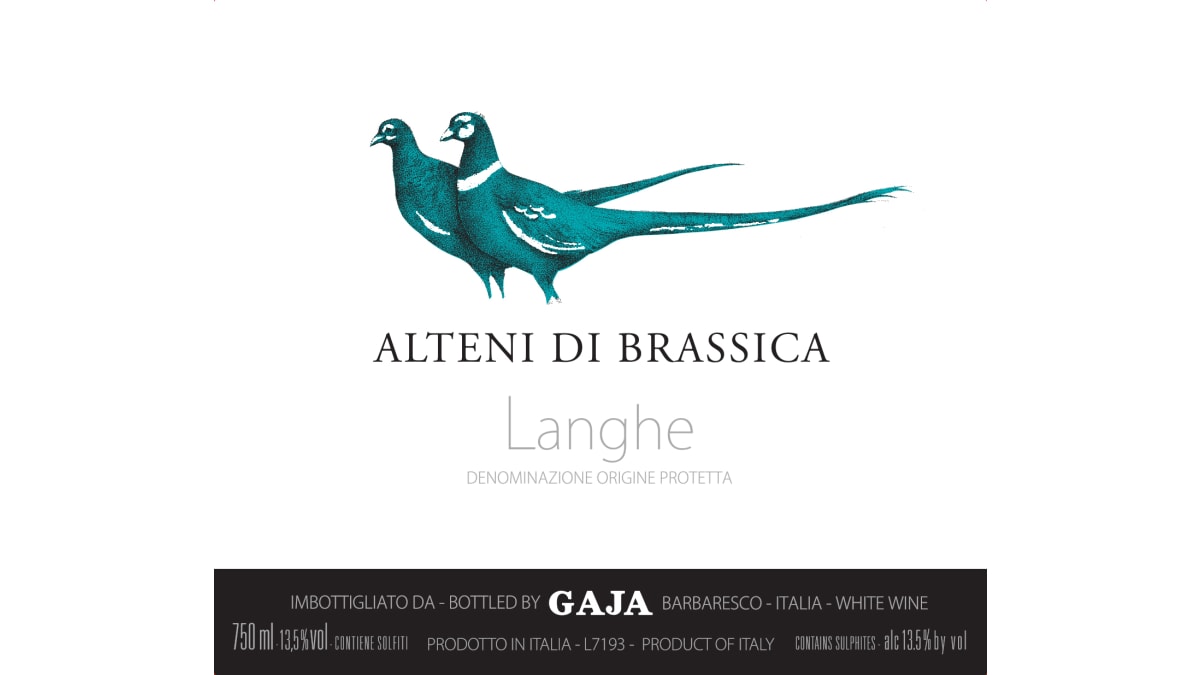 Gaja Alteni di Brassica Sauvignon Blanc 2017 | Wine.com