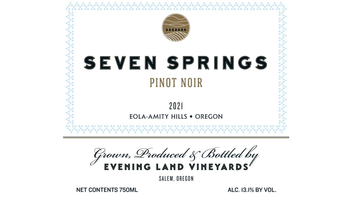 Evening Land Seven Springs Vineyard Pinot Noir 2021 | Wine.com