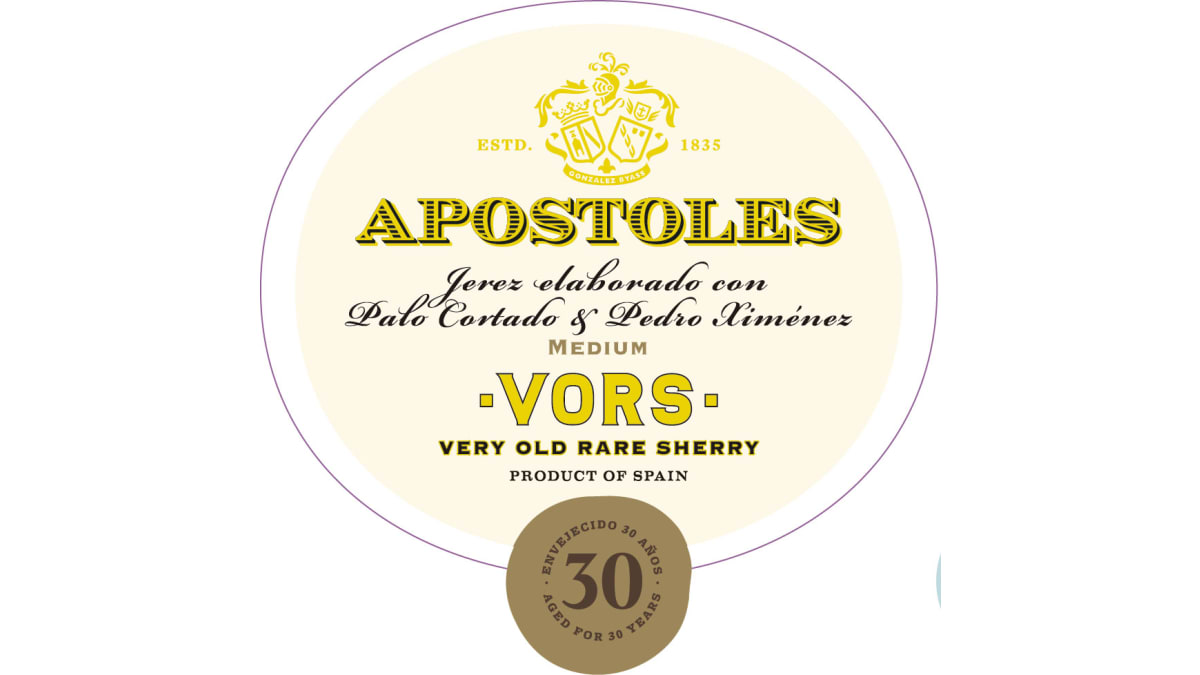 Gonzalez Byass Apostoles Palo Cortado Sherry (375ML half-bottle