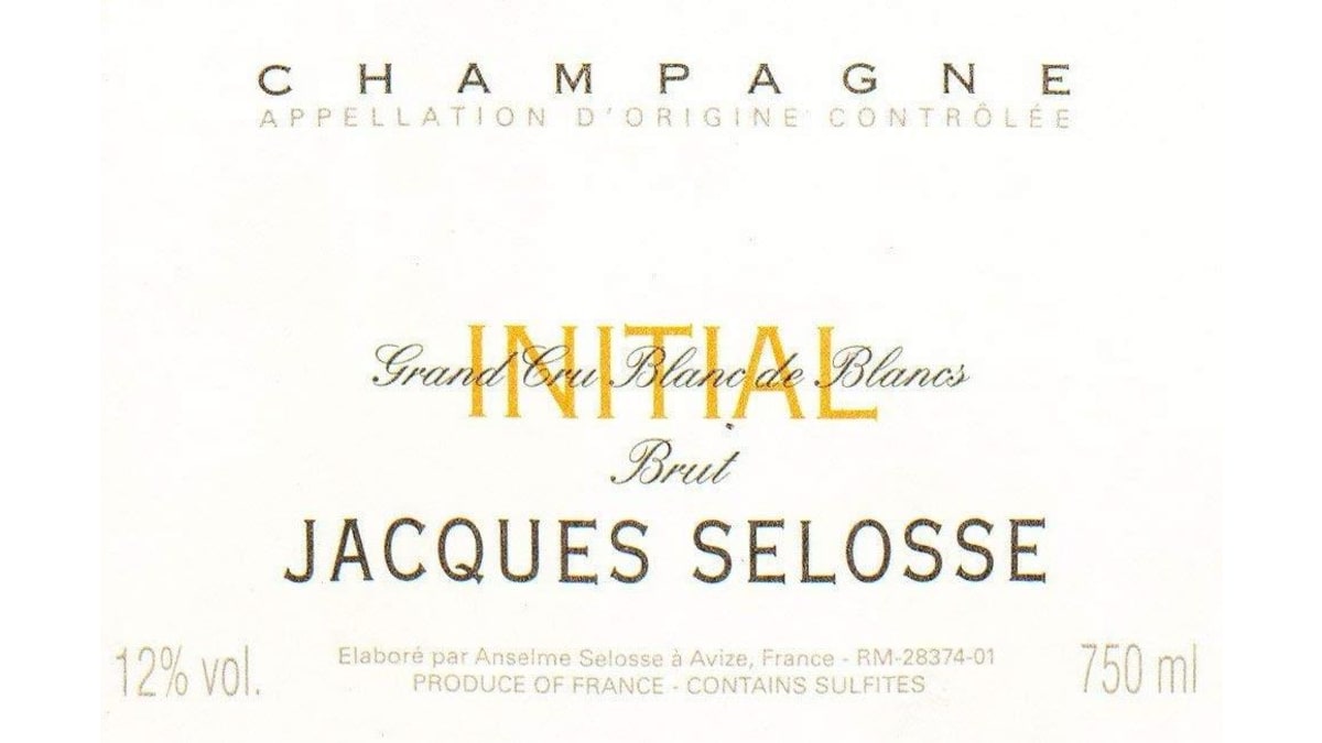 Jacques Selosse Initial Blanc de Blancs Grand Cru Brut | Wine.com