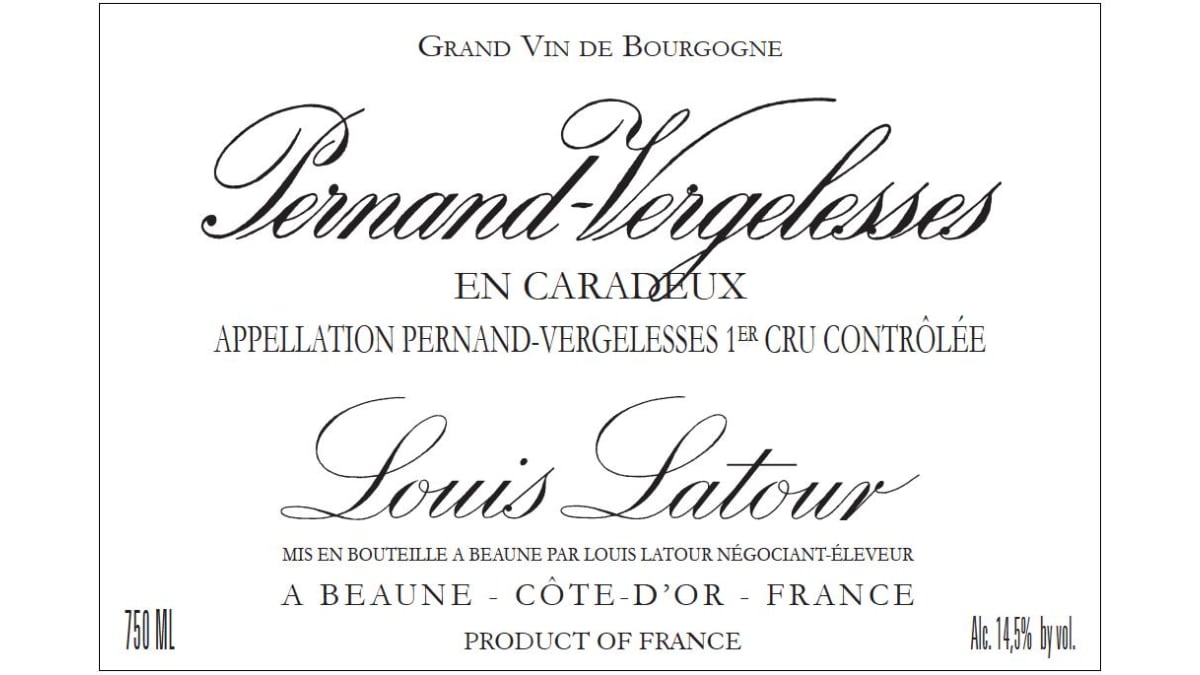 Louis Latour Pernand-Vergelesses En Caradeux Premier Cru 2022