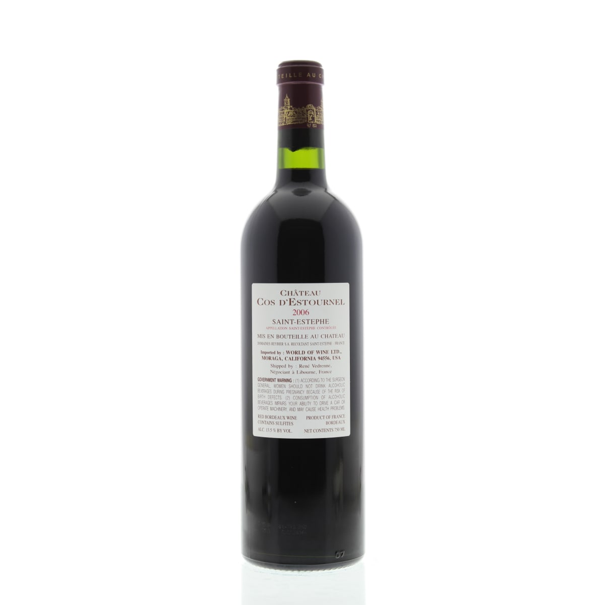 Chateau Cos d'Estournel 2006 | Wine.com