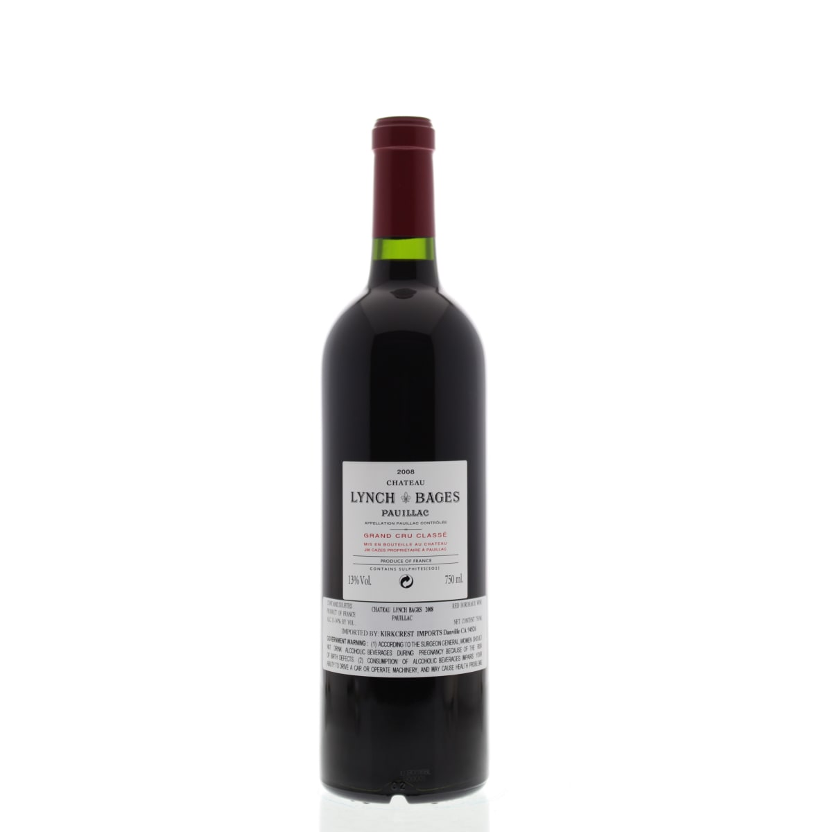 Chateau Lynch-Bages 2008 | Wine.com