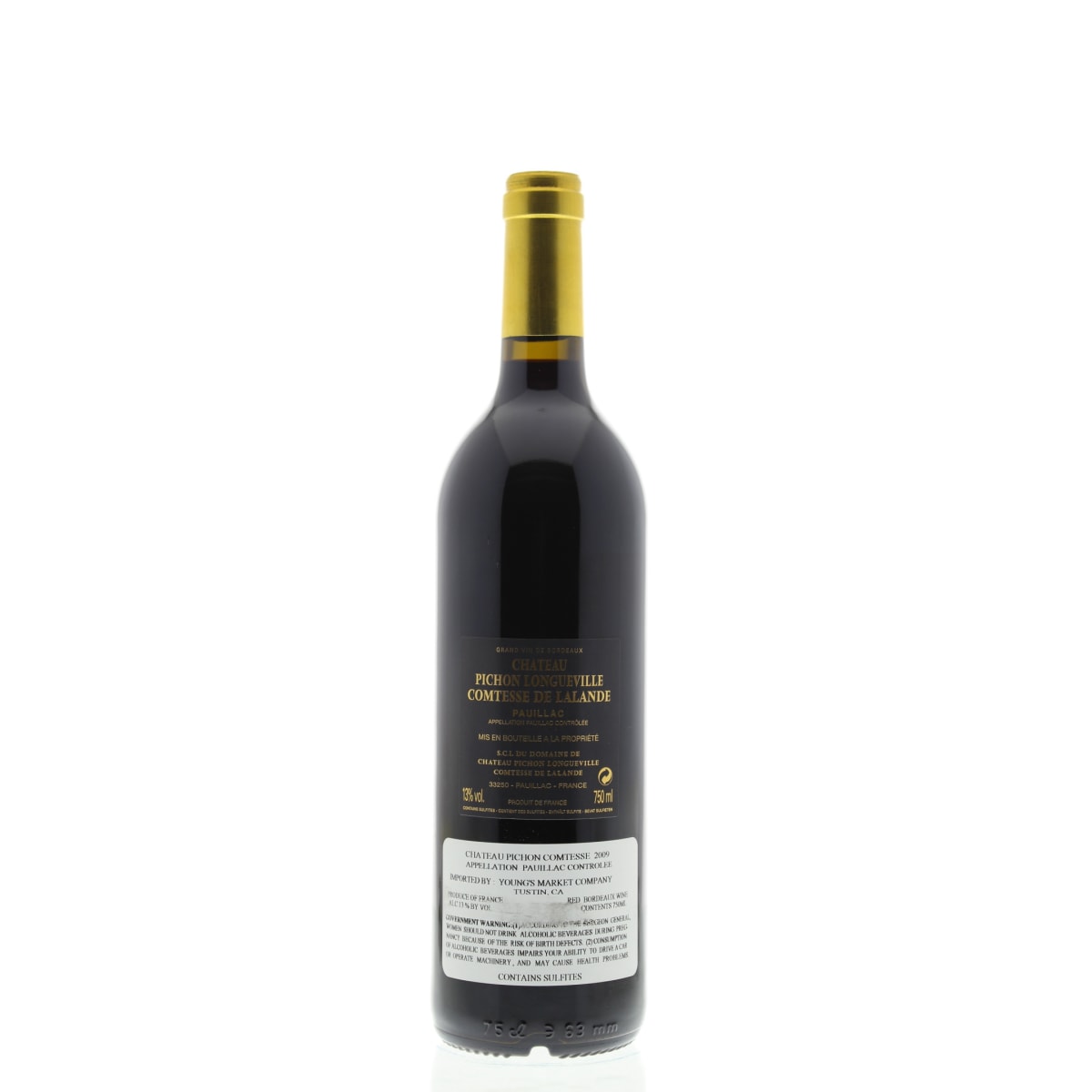 Chateau Pichon Longueville Comtesse de Lalande 2009 | Wine.com