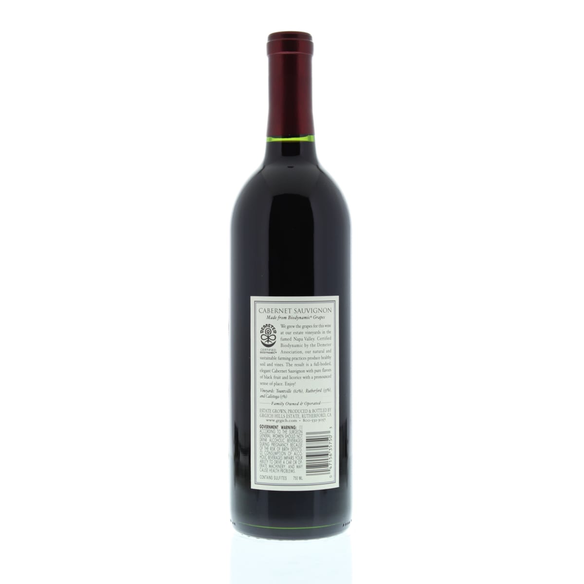 Grgich Hills Estate Cabernet Sauvignon 2009 | Wine.com