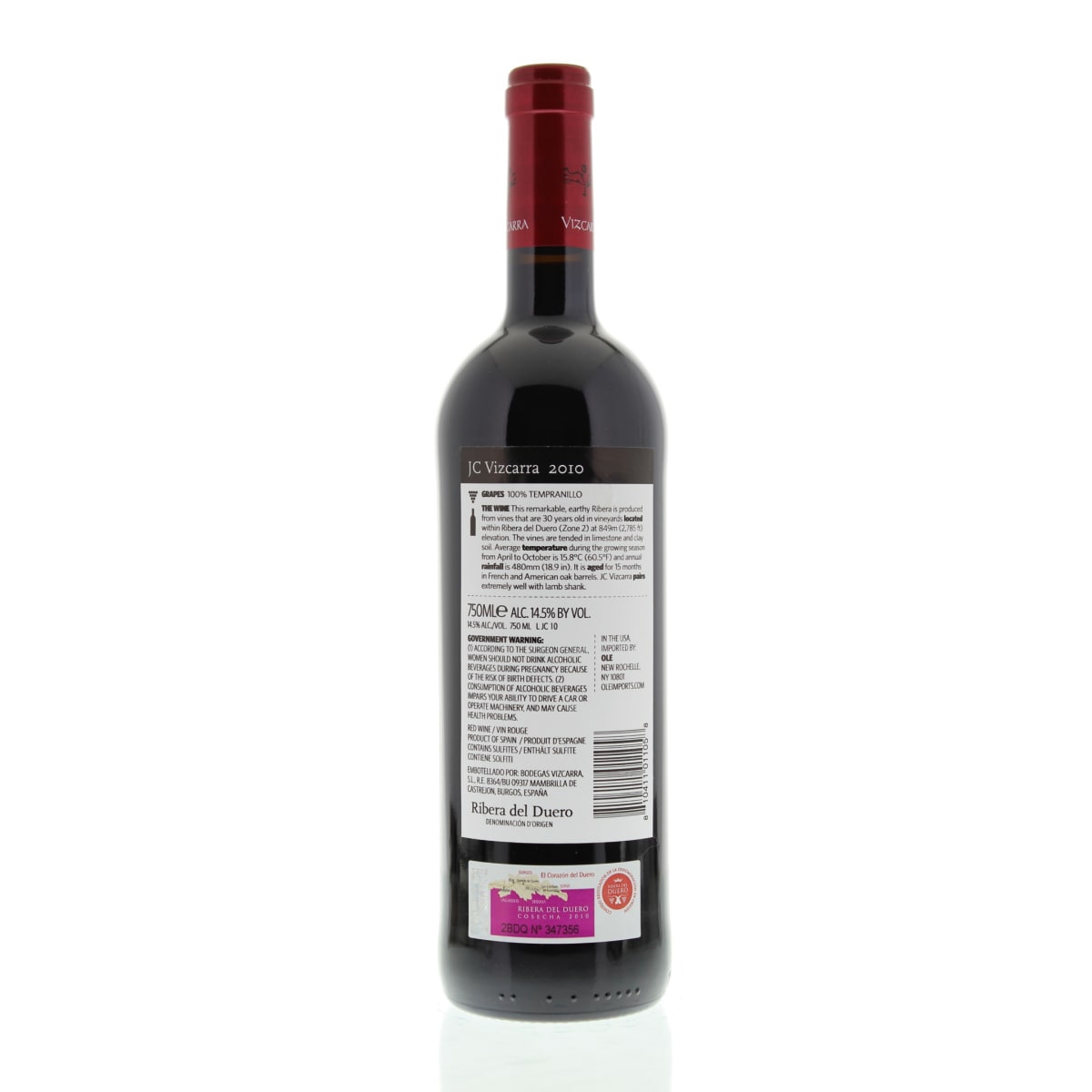 Kijimadaira 奥信濃 2010 720ml Vizcarra JC Vizcarra 2010 | Wine.com