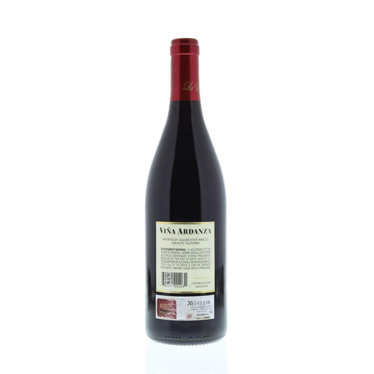 La Rioja Alta Vina Ardanza Reserva 2004 | Wine.com