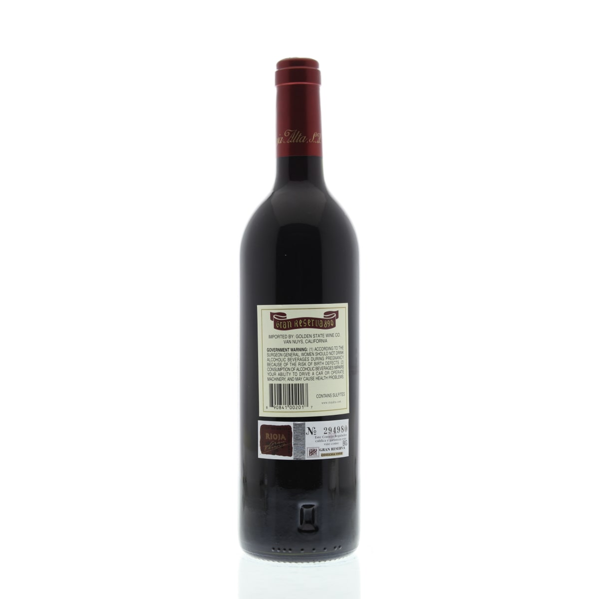 La Rioja Alta Gran Reserva 890 Tinto 1998 | Wine.com