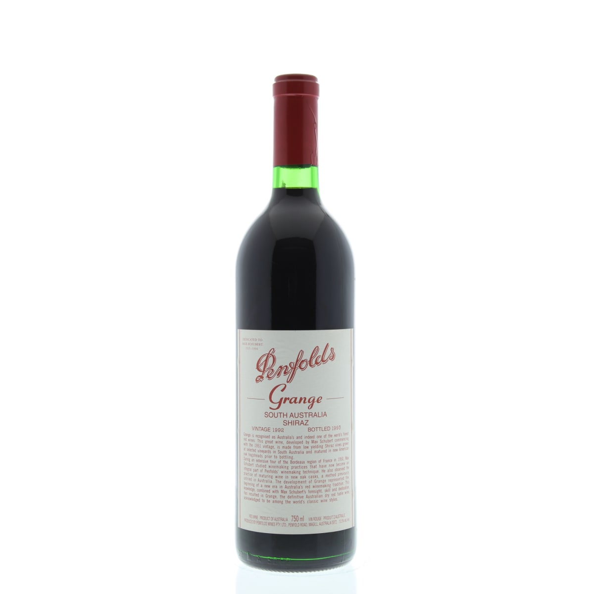 【イラスト・サイン入】Gebe ジェベ 作「L'age du fer」1992年 Penfolds Grange 1992 | Wine.com