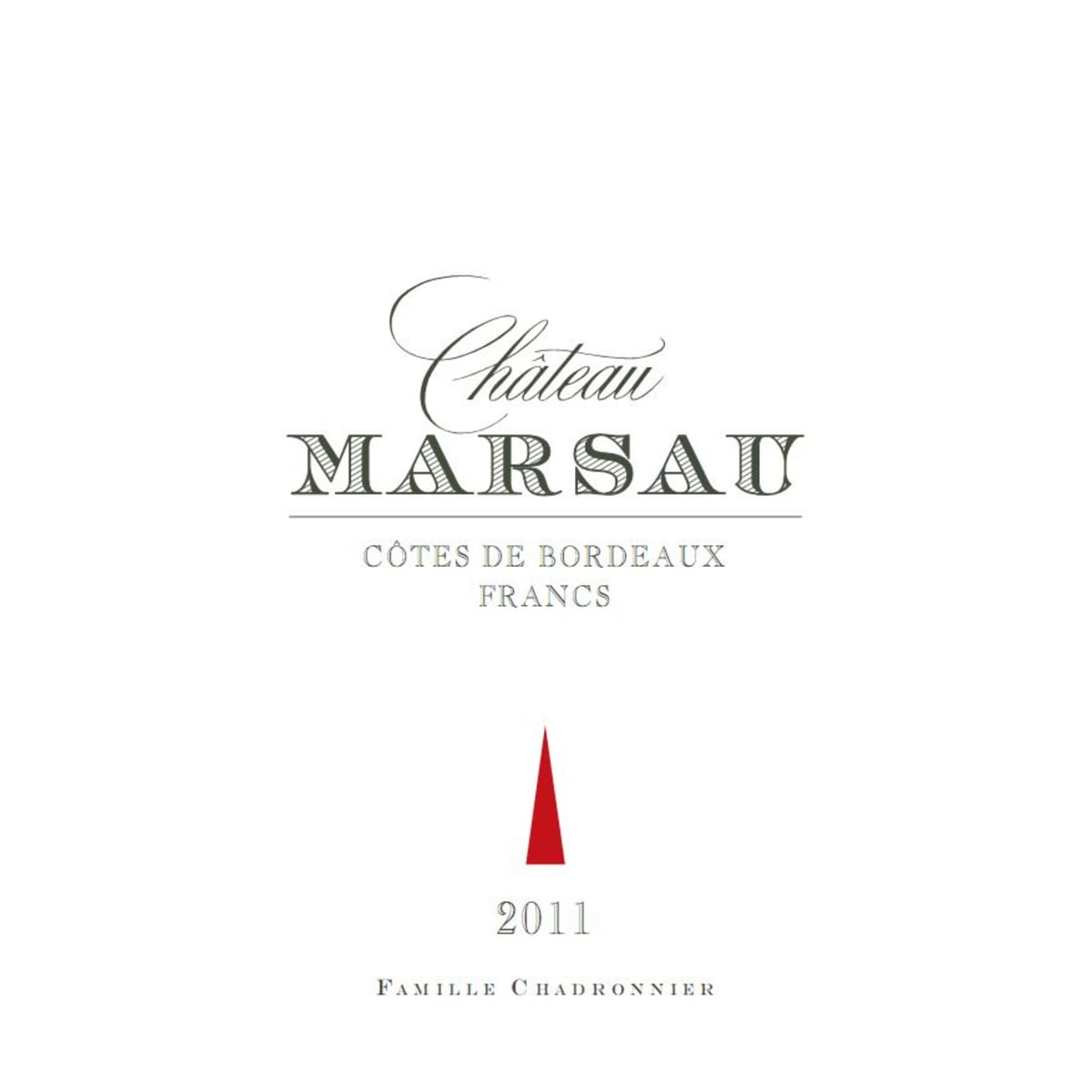 Chateau Marsau 2011 | Wine.com