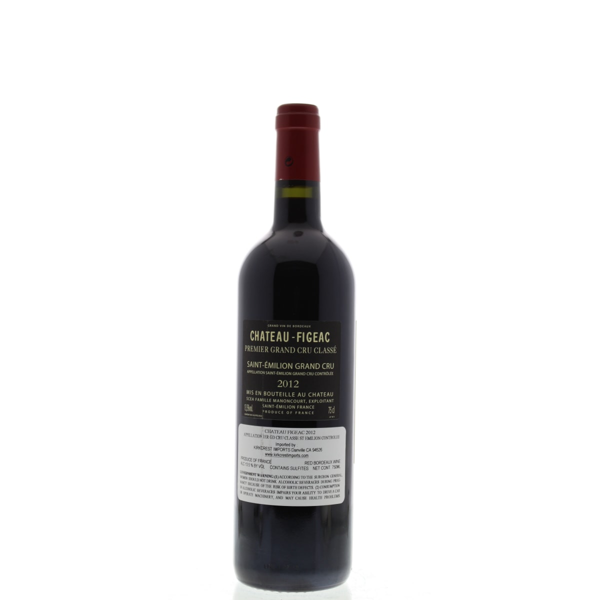 Chateau Figeac 2012 | Wine.com