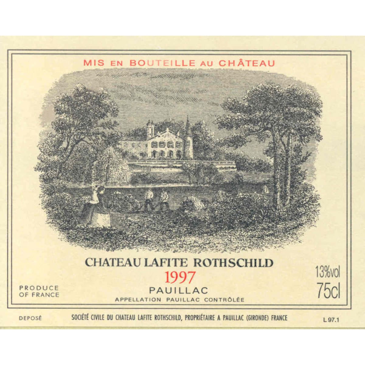 Chateau Lafite Rothschild 1997 | Wine.com