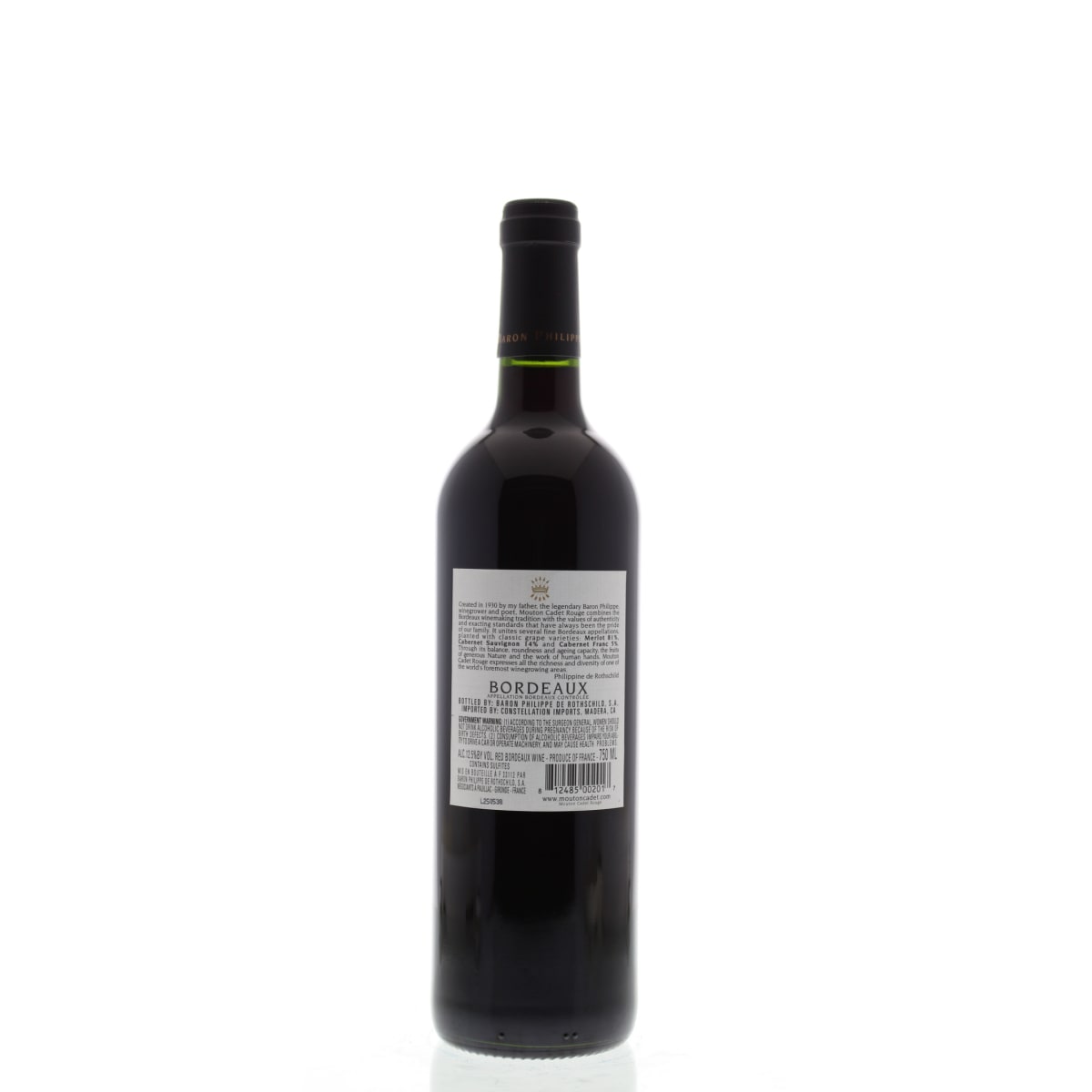Mouton Cadet Rouge 2013 | Wine.com