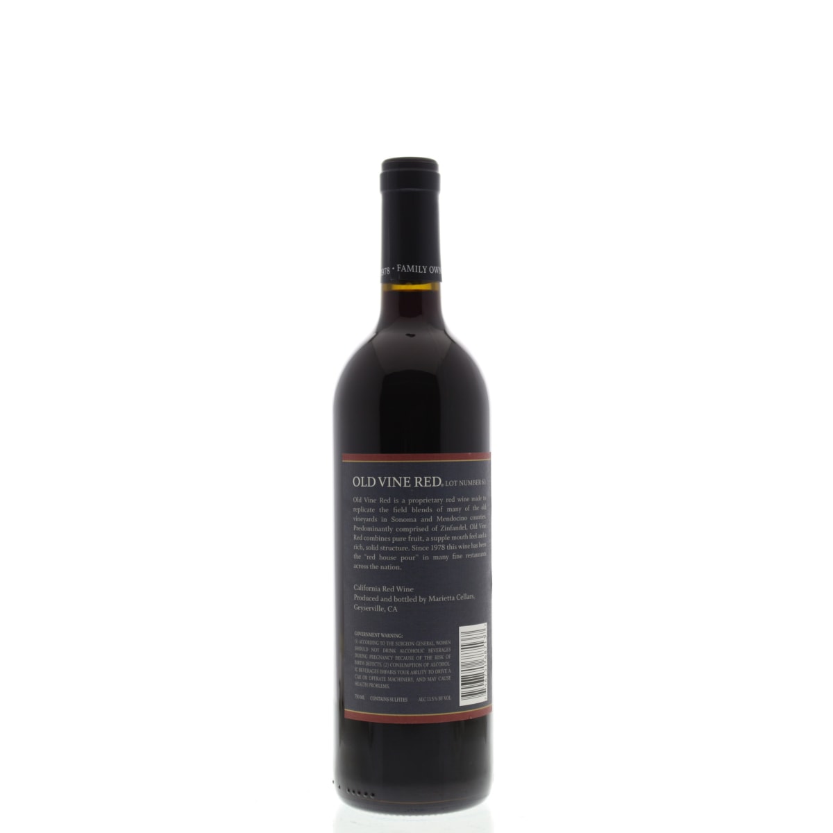 Marietta Cellars Old Vine Red Lot 63 | Wine.com