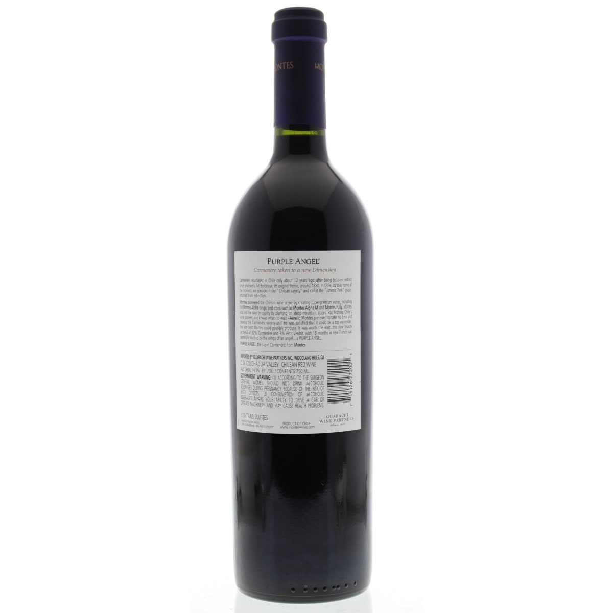 Montes Purple Angel Apalta Vineyard Carmenere 2013 | Wine.com