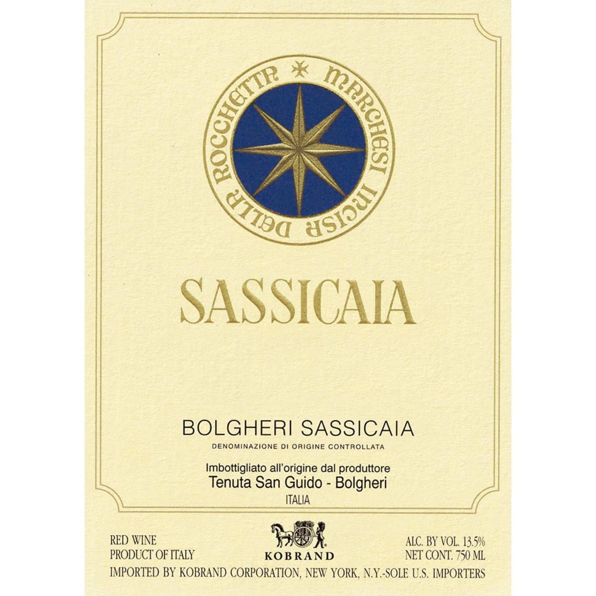 Tenuta San Guido Sassicaia 2013 | Wine.com