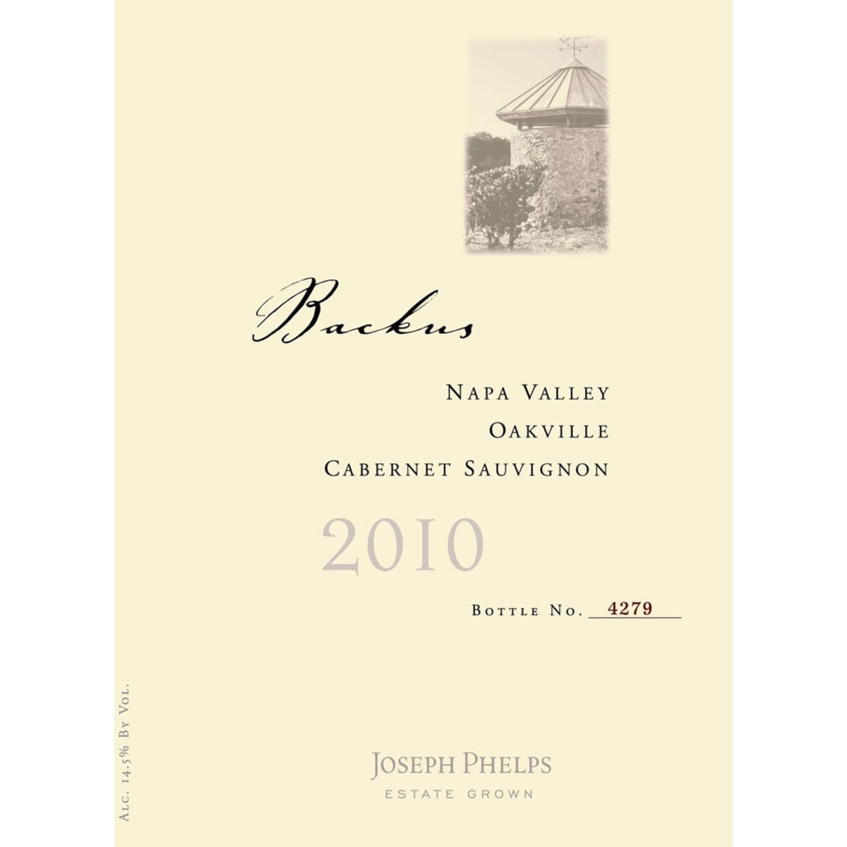 Joseph Phelps Backus Vineyard Cabernet Sauvignon 2010 | Wine.com