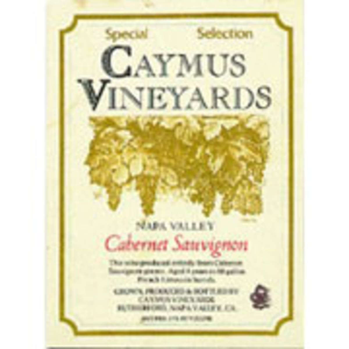 Caymus Special Selection Cabernet Sauvignon 1983 | Wine.com